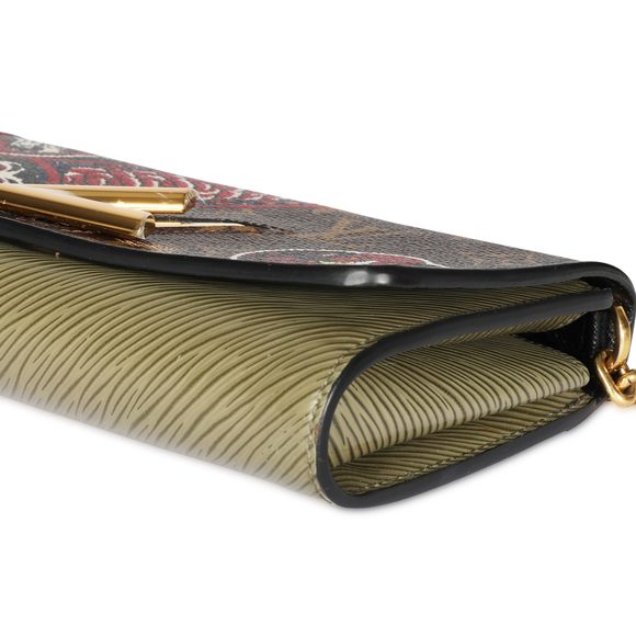 Louis Vuitton x Kansai Yamamoto Monogram Kabuki Epi Twist Chain Wallet - Picture 6 of 8